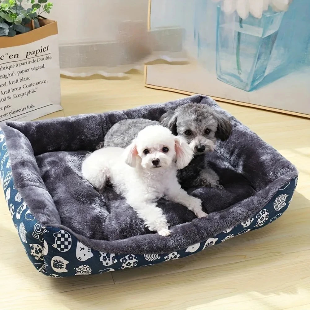 Cozy Pet Cushion Bed for Dogs – Plush Sofa Sleeping Mat for Cats & Puppies