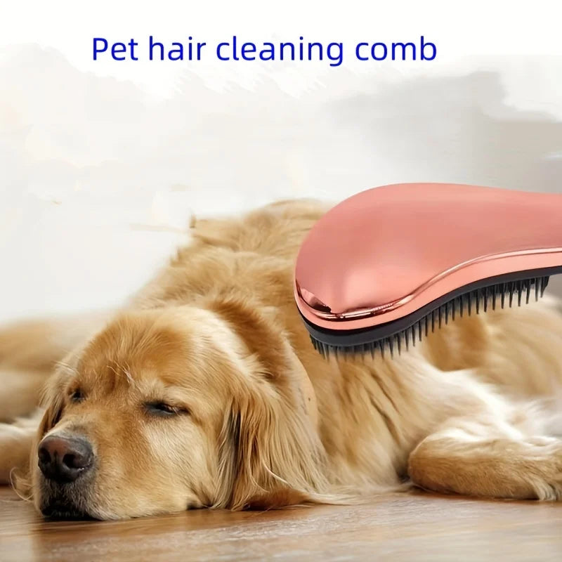Self-Cleaning Deshedding Brush for Dogs & Cats