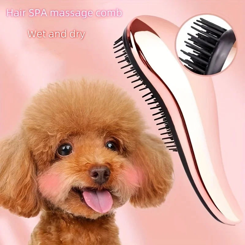 Self-Cleaning Deshedding Brush for Dogs & Cats