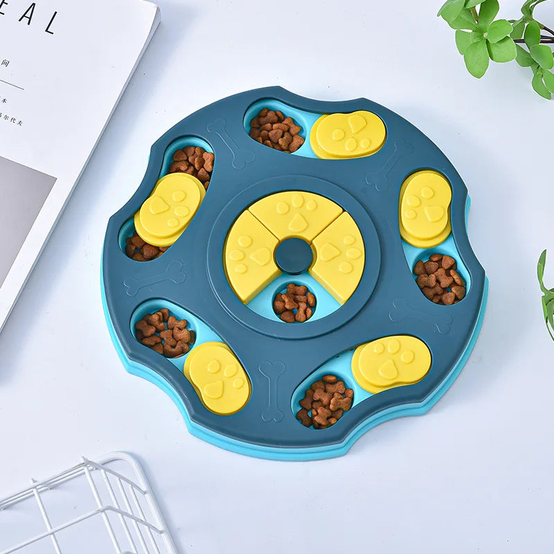 Interactive Slow Feeder Puzzle Toy for Smart Dogs