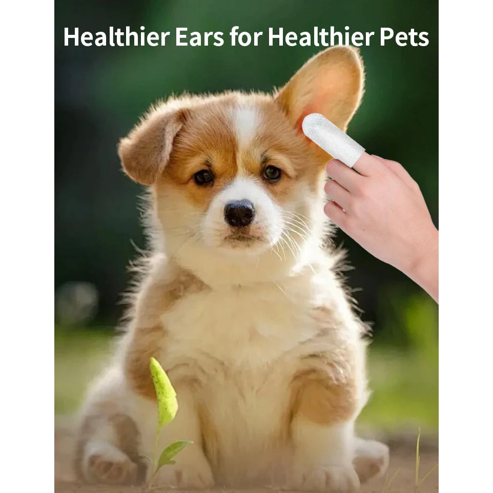 Gentle Ear Cleaning Wipes for Dogs & Cats