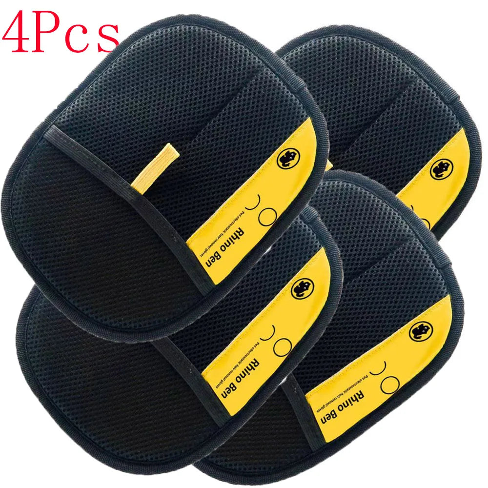Pet Grooming Gloves – Hair Remover Brush for Dogs & Cats
