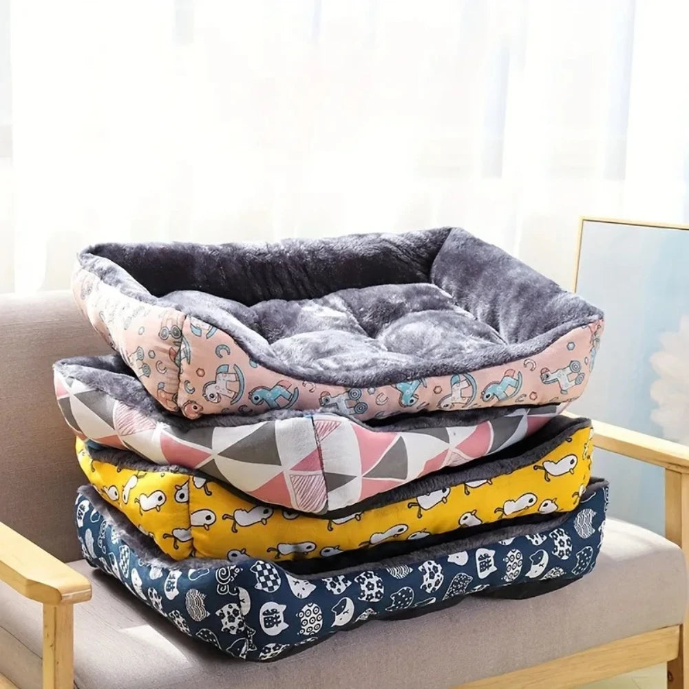 Cozy Pet Cushion Bed for Dogs – Plush Sofa Sleeping Mat for Cats & Puppies