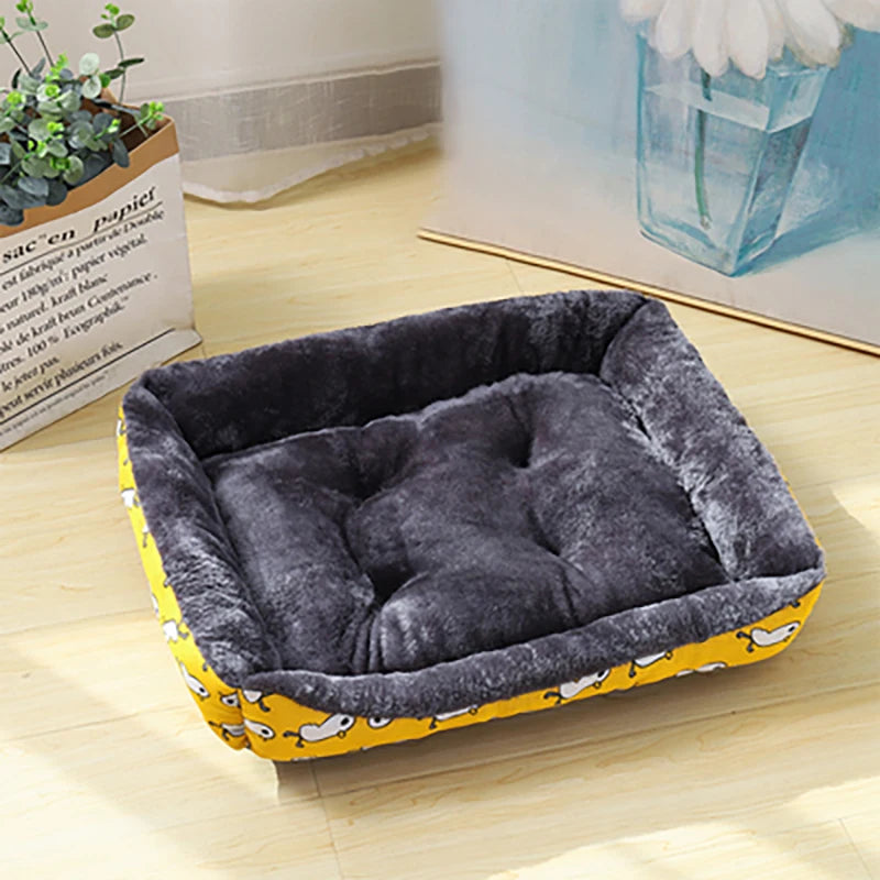 Cozy Pet Cushion Bed for Dogs – Plush Sofa Sleeping Mat for Cats & Puppies