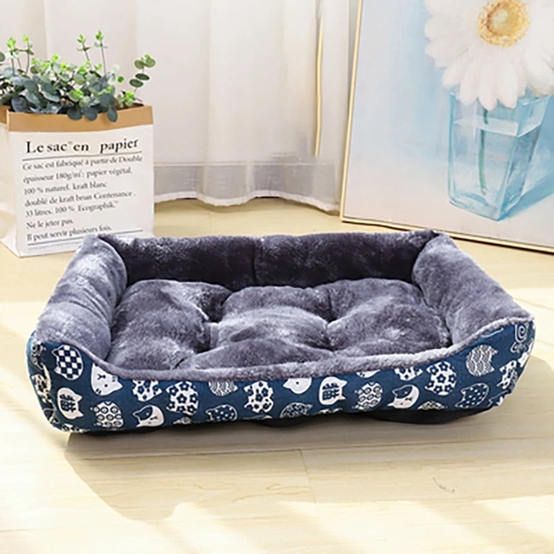 Cozy Pet Cushion Bed for Dogs – Plush Sofa Sleeping Mat for Cats & Puppies