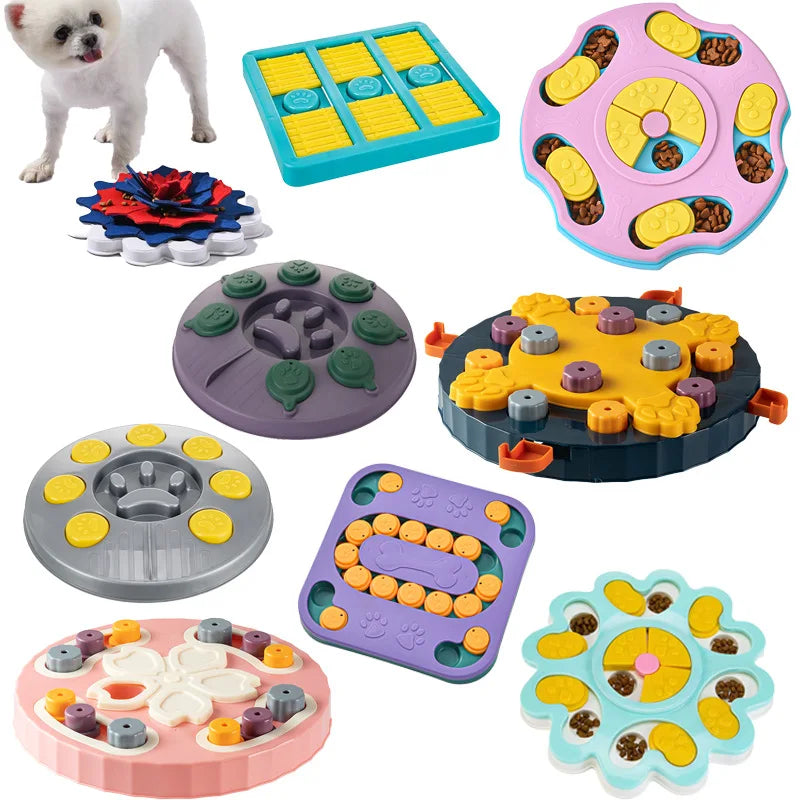 Interactive Slow Feeder Puzzle Toy for Smart Dogs