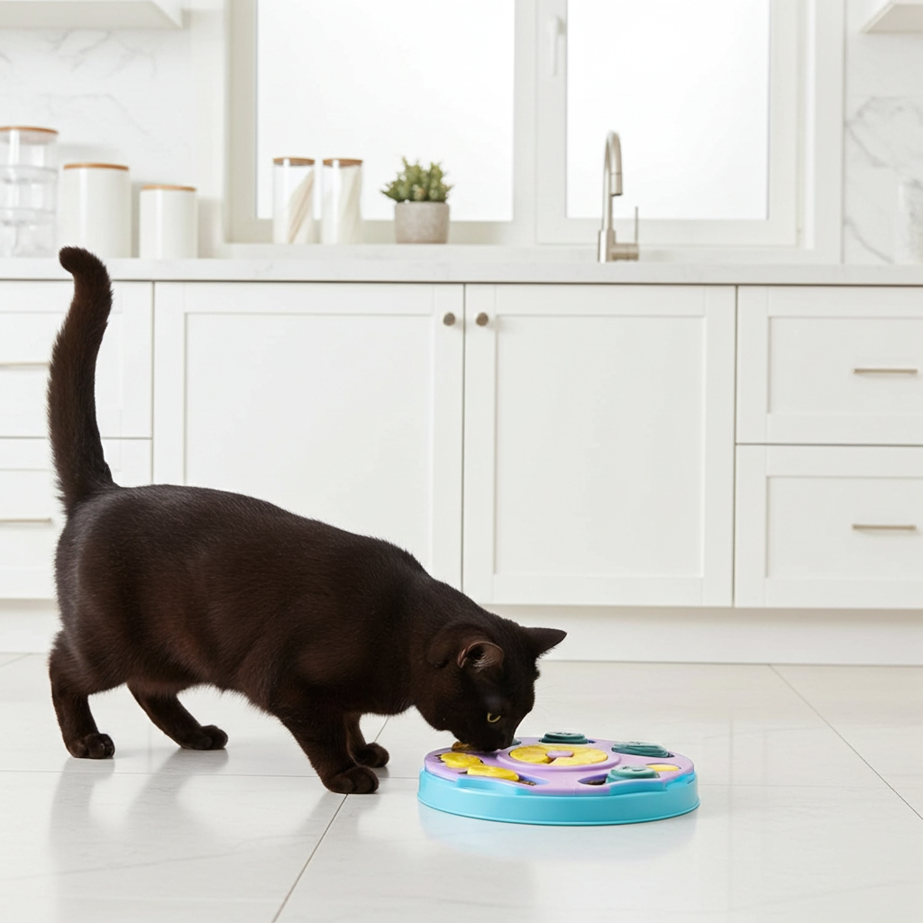 Interactive Slow Feeder Puzzle Toy for Smart Dogs