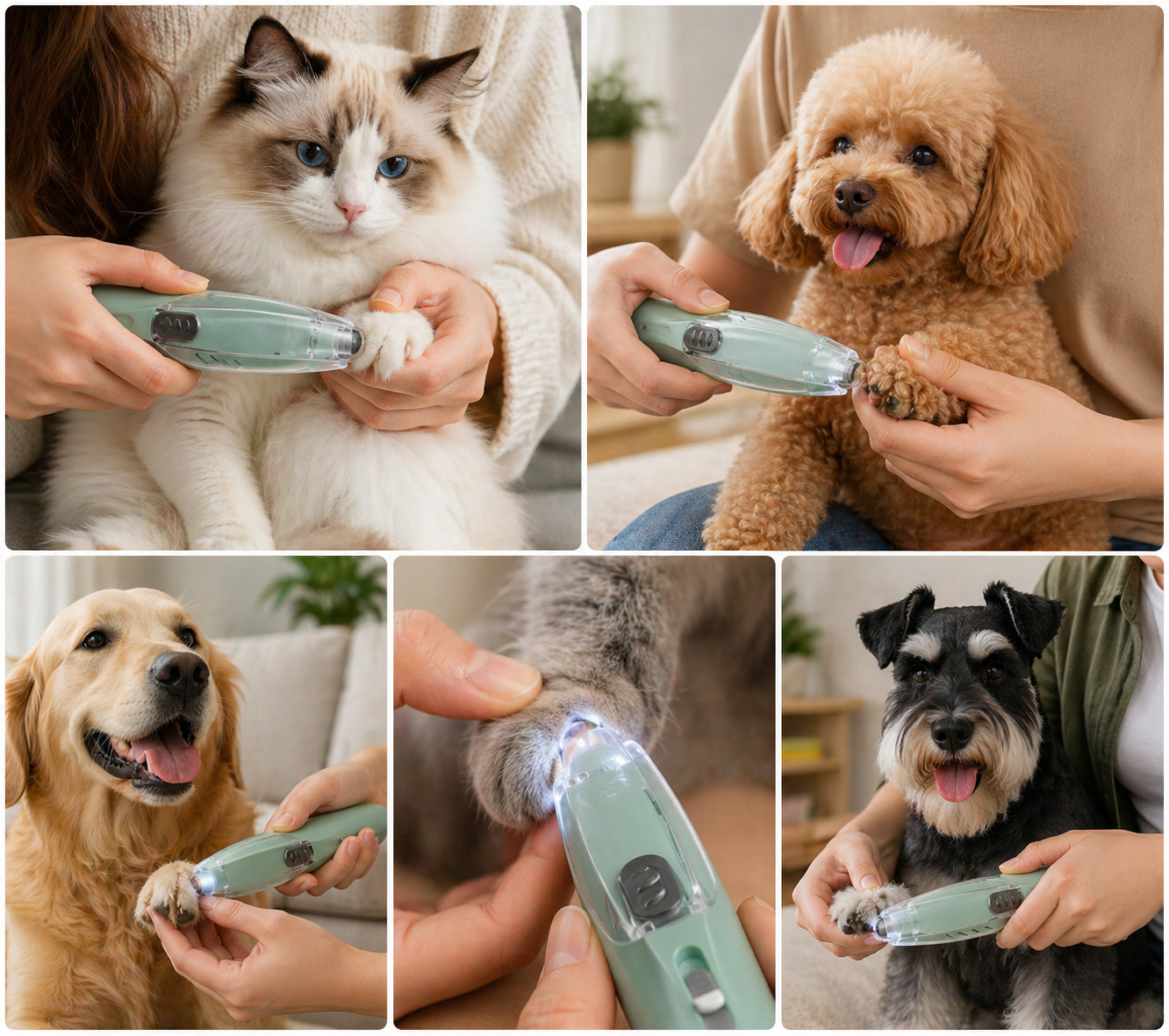 Professional Pet Grooming Clipper Kit for Dogs & Cats